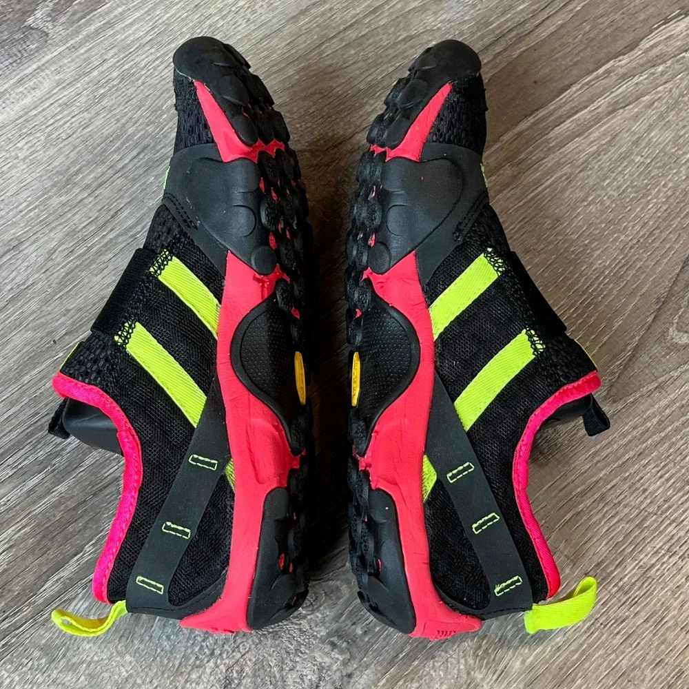 New Balance‎ Minimus Trail 10 Women 5 Black Neon Pink Yellow Vibram WT10SO Shoes